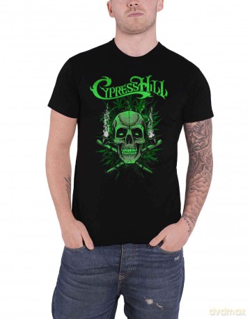 Cypress Hill: Unisex T-Shirt: 420 Leaf (Black) (Large)