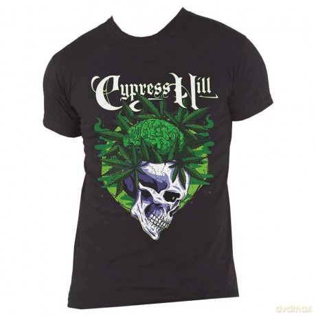 Cypress Hill: Unisex T-Shirt: Insane In The Brain (Black) (Back Print) (Medium)