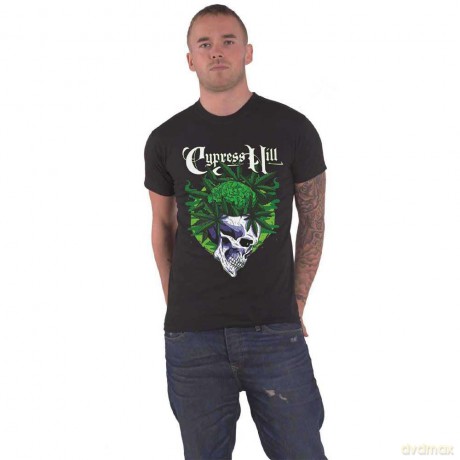 Cypress Hill: Unisex T-Shirt: Insane In The Brain (Black) (Back Print) (Small)
