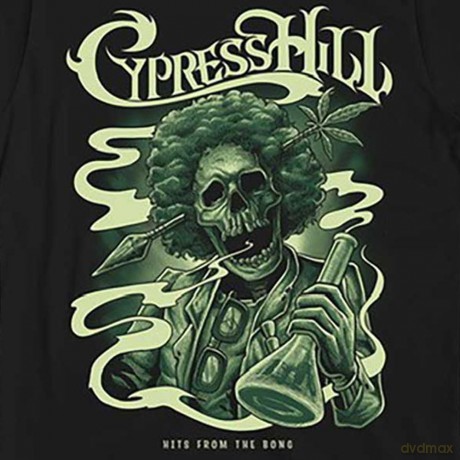 Cypress Hill: Unisex T-Shirt: Skull Bong (Black) (Medium)