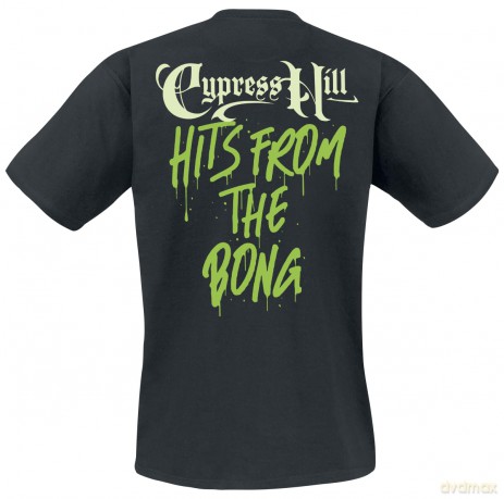 Cypress Hill: Unisex T-Shirt: Skull Bong (Black) (Small)