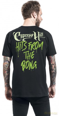 Cypress Hill: Unisex T-Shirt: Skull Bong (Black) (XX-Large)