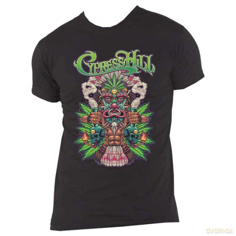 Cypress Hill: Unisex T-Shirt: Tiki Time (Black) (Small)