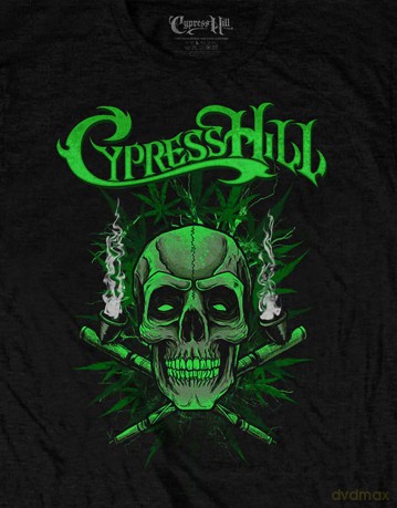 Cypress Hill: Unisex T-Shirt: Twin Pipes (Black) (Large)