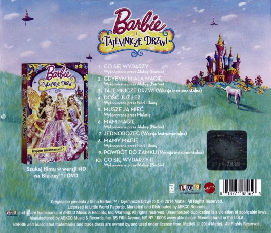 Barbie I Tajemnicze Drzwi soundtrack [CD]