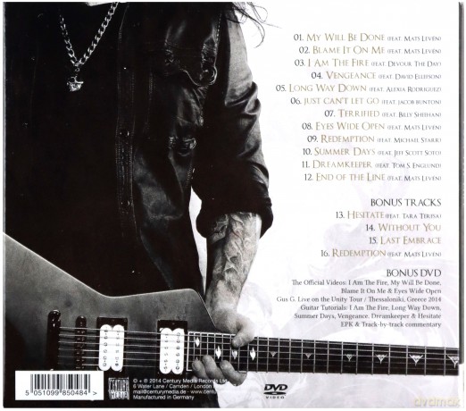 Gus G.: I Am The Fire [CD]+[DVD]