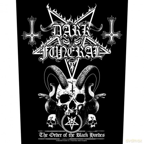 Dark Funeral: Back Patch: Order Of The Black Hordes