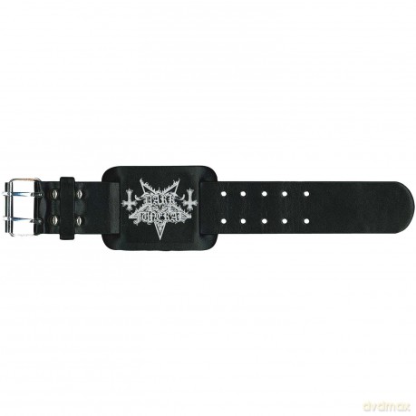 Dark Funeral: Leather Wrist Strap: Logo