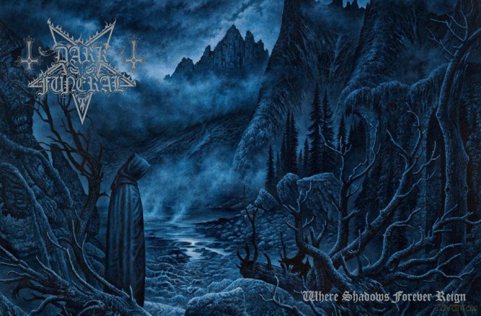 Dark Funeral: Textile Poster: Where Shadows Forever Reign
