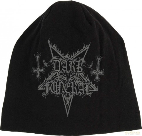 Dark Funeral: Unisex Beanie Hat: Logo JD Print (Black)