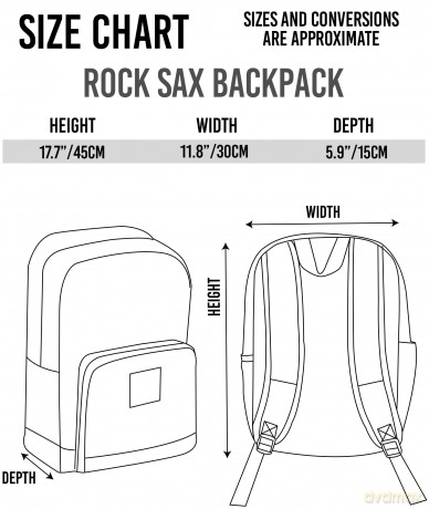 David Bowie: Backpack: Lightning Black