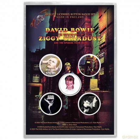 David Bowie: Button Badge Pack: Early Albums
