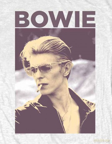 David Bowie: Ladies Retail Pack T-Shirt: Smoking (White) (XX-Large)