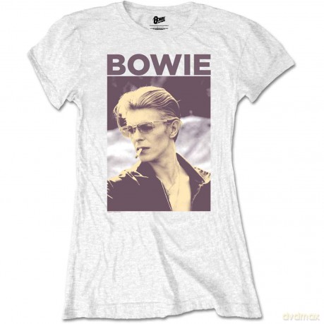 David Bowie: Ladies Tee: Smoking (Retail Pack) (Large)