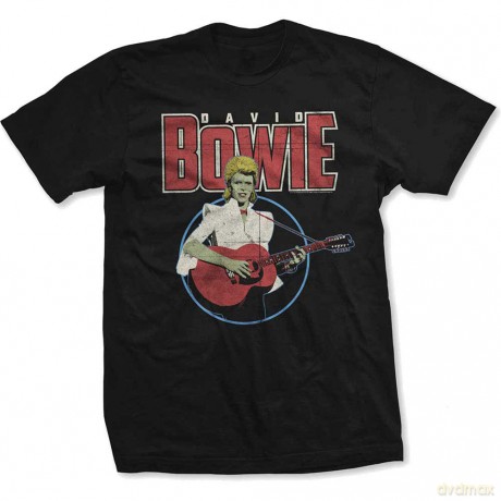 David Bowie: Men's Tee: Acoustic Bootleg (Medium)