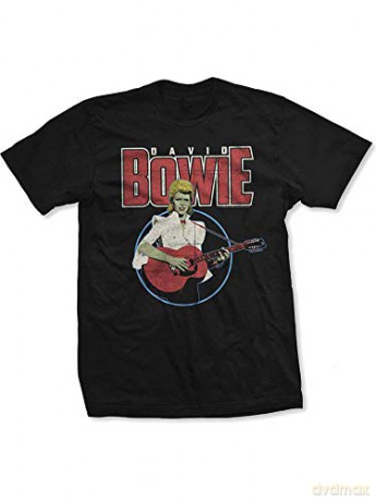 David Bowie: Men's Tee: Acoustic Bootleg (Medium)