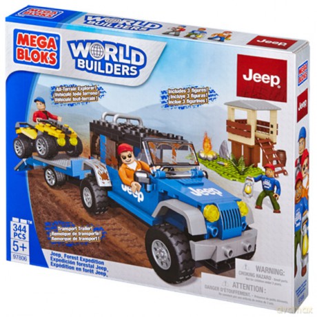 MEGA BLOKS Jeep Leśna wyprawa [KLOCKI]