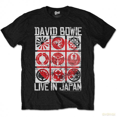 David Bowie: Men's Tee: Live in Japan (XX-Large)