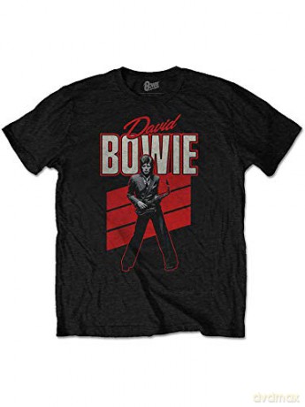 David Bowie: Men's Tee: Red Sax (Medium)