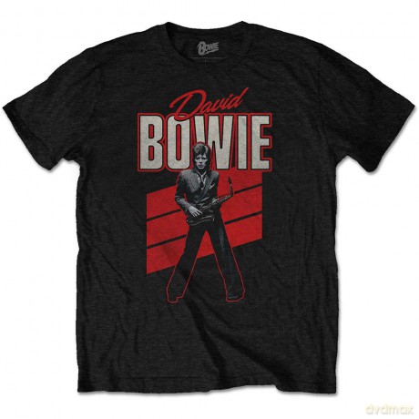 David Bowie: Men's Tee: Red Sax (X-Large)