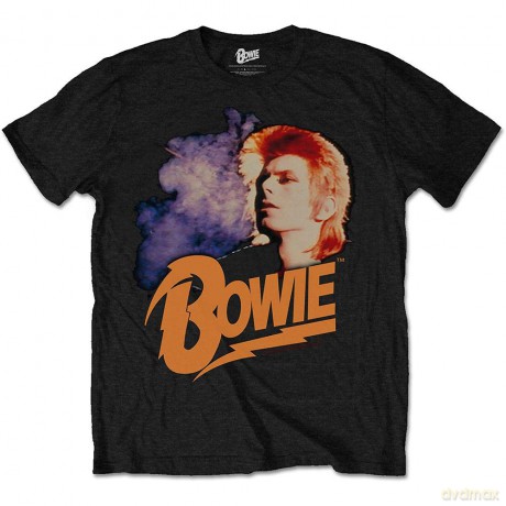 David Bowie: Men's Tee: Retro Bowie (Large)