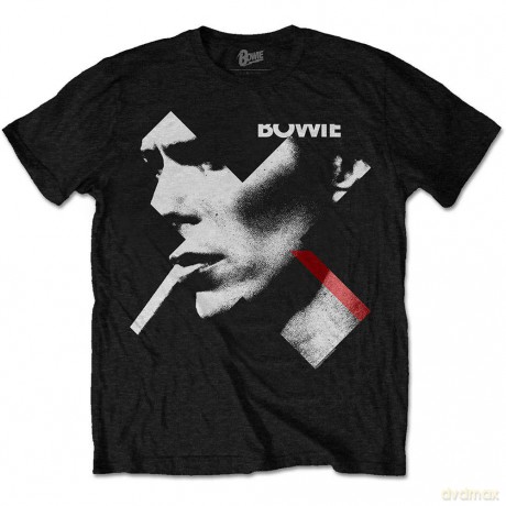 David Bowie: Men's Tee: X Smoke Red (Small)