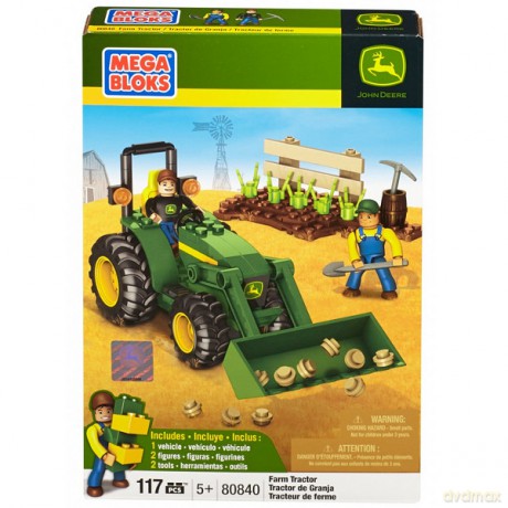 MEGA BLOKS John Deere Traktor na farmie [KLOCKI]