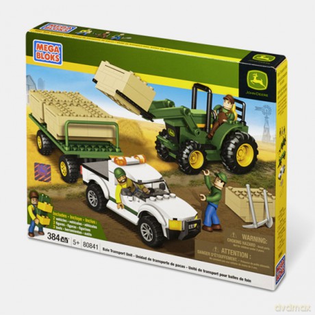 MEGA BLOKS John Deere Transport Słomy [KLOCKI]