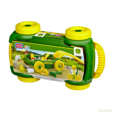 MEGA BLOKS John Deere wózek ogrodowy [KLOCKI]