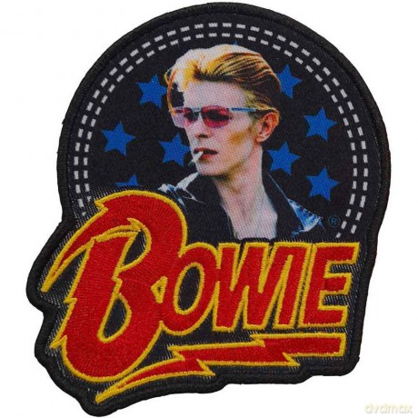 David Bowie: Standard Patch: Smoking Woven Logo