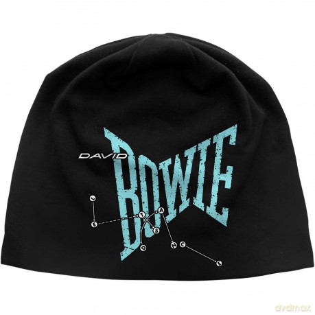 David Bowie: Unisex Beanie Hat: Let's Dance JD Print (Black)