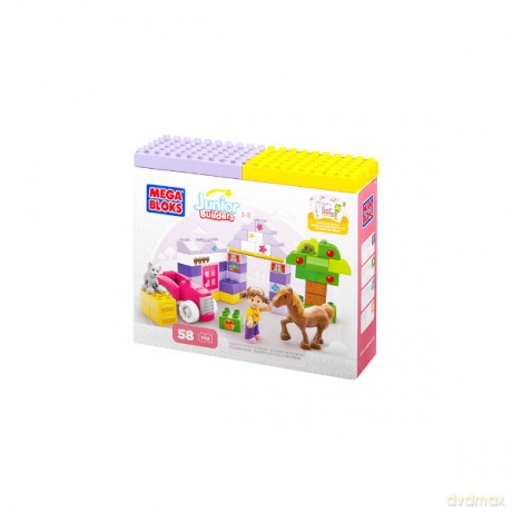 MEGA BLOKS Junior mini zestaw z konikiem [KLOCKI]