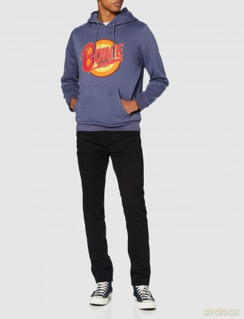 David Bowie: Unisex Pullover Hoodie: Vintage Diamond Dogs Logo (Small)