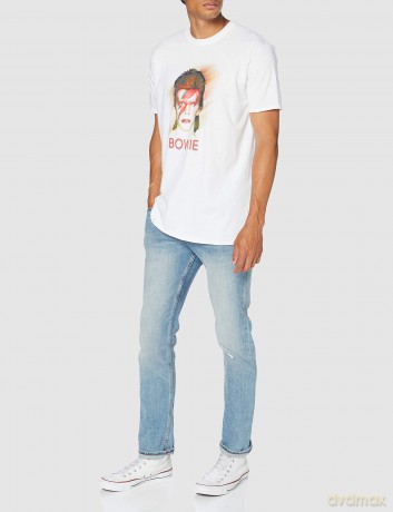 David Bowie: Unisex T-Shirt: Bowie Is (White) (Back Print) (X-Large)