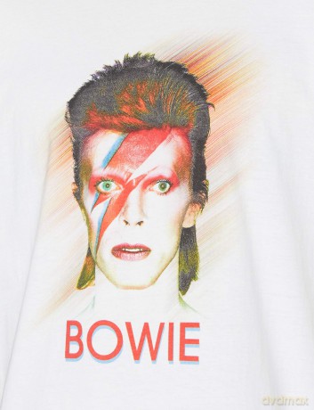 David Bowie: Unisex T-Shirt: Bowie Is (White) (Back Print) (X-Large)