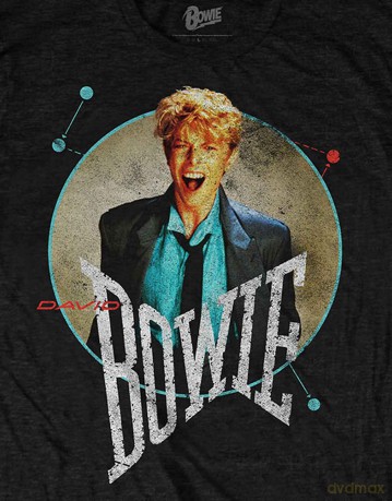 David Bowie: Unisex T-Shirt: Circle Scream (Black) (Back Print) (XX-Large)