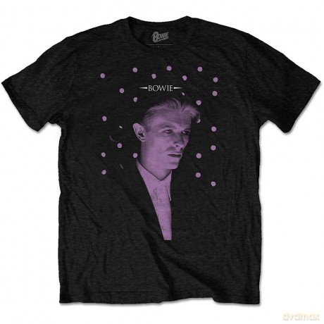 David Bowie: Unisex T-Shirt: Dots (Black) (Small)