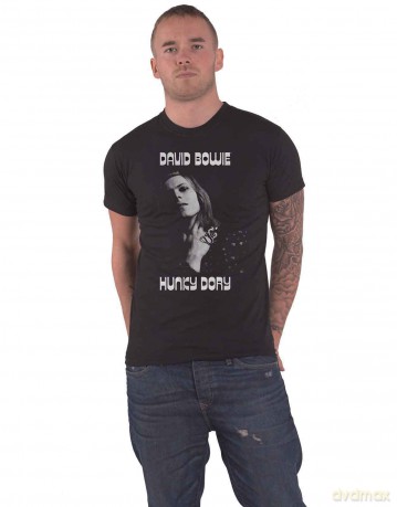 David Bowie: Unisex T-Shirt: Hunky Dory 1 (Black) (XX-Large)