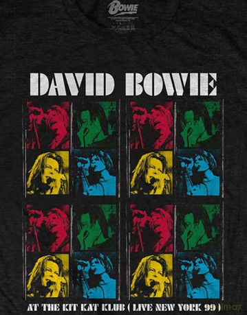 David Bowie: Unisex T-Shirt: Kit Kat Klub (Black) (Large)