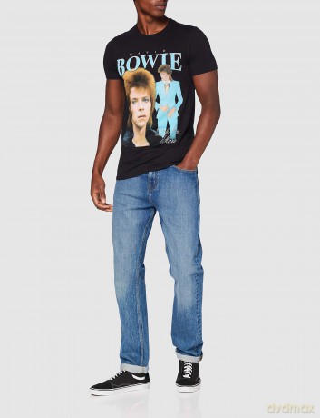 David Bowie: Unisex T-Shirt: Life on Mars Homage (Black) (Medium)