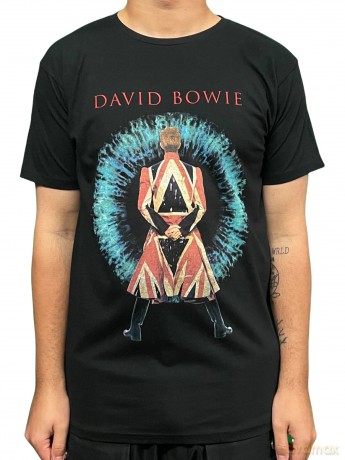 David Bowie: Unisex T-Shirt: LiveandWell.com (Black) (Back Print) (Small)