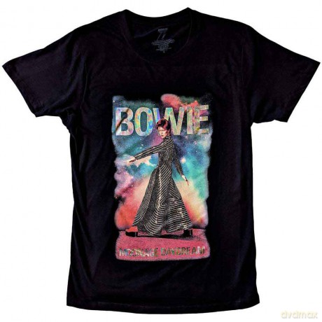 David Bowie: Unisex T-Shirt: Moonage 11 Fade (Black) (Embellished) (XX-Large)