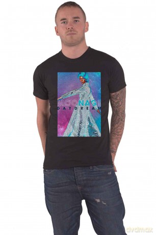 David Bowie: Unisex T-Shirt: Moonage Space (Black) (Small)