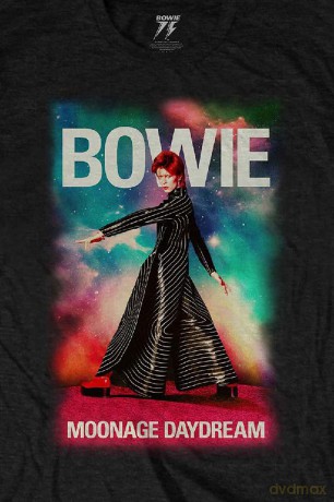 David Bowie: Unisex T-Shirt: Moonage Space (Black) (X-Large)