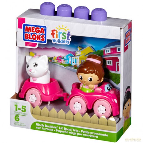MEGA BLOKS Przejażdżka z kotkiem [KLOCKI]