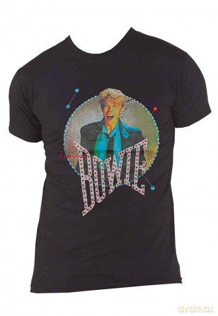 David Bowie: Unisex T-Shirt: Vintage '83 (Black) (Embellished) (Large)
