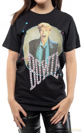 David Bowie: Unisex T-Shirt: Vintage '83 (Black) (Embellished) (Medium)