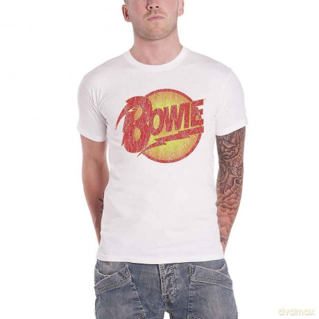 David Bowie: Unisex Tee: Vintage Diamond Dogs Logo (Medium)