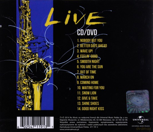 Marcin Nowakowski: Live [CD]+[DVD]