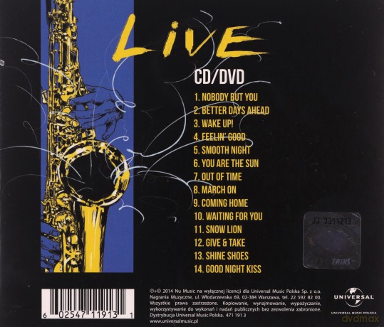 Marcin Nowakowski: Live [CD]+[DVD]